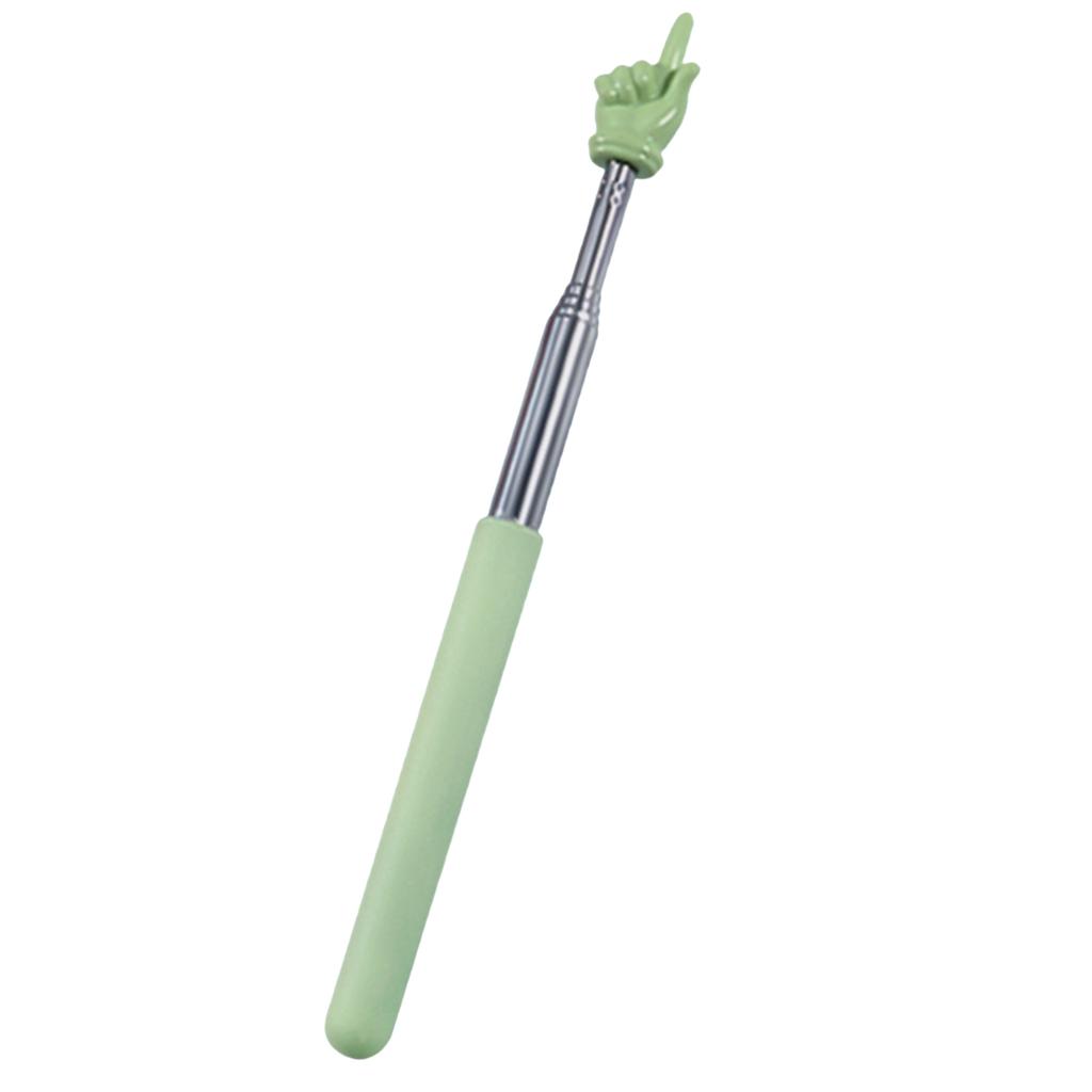 Telescopic Teaching Pole Classroom Indicator Stick For Reading And Learning Creative Finger Shape Teaching Stick School Supplies