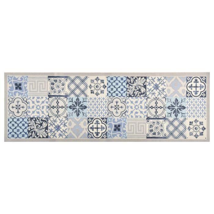 VidaXL Tapis de cuisine lavable Mosaïque 60x300 cm