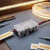 8mm 10mm LED Light Strip Connectors Solderless Quick Connect Cable Clips for LED Light Tape Electrical Wire Connect Terminals
