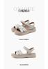 Red Dragonfly Women's Genuine Leather Flat Sandals, Soft Sole, New Summer 2026 Collection