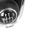 VW Golf IV 98-05 Black Gear Shift Knob with Gaiter & Chrome Frame