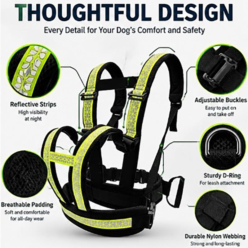 Breathable Children'S Motorcycle Seat Belt Adjustable Strap Two Handles Kids Safety Seat Harness Anti Lost Reflective Strap