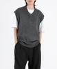 UMM Drop Shoulder Oversized Knit Vest 3 Colors