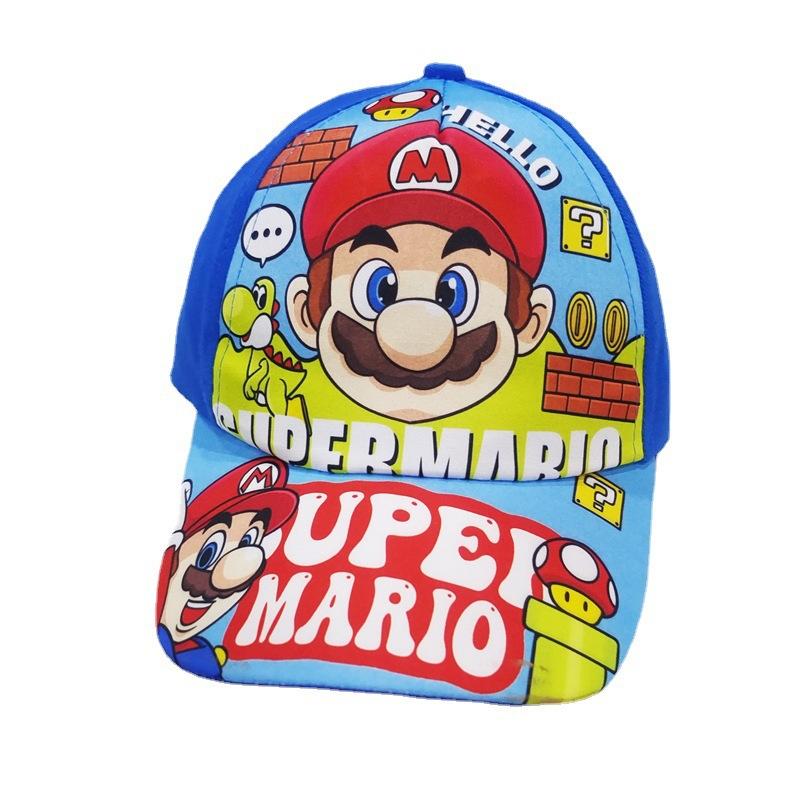 16 hues Super Marios Bros Animation Design Headwear Luigi Embroidery Animation Figure Peripherals Baseball Cap Shade Sun Protection kids Presents
