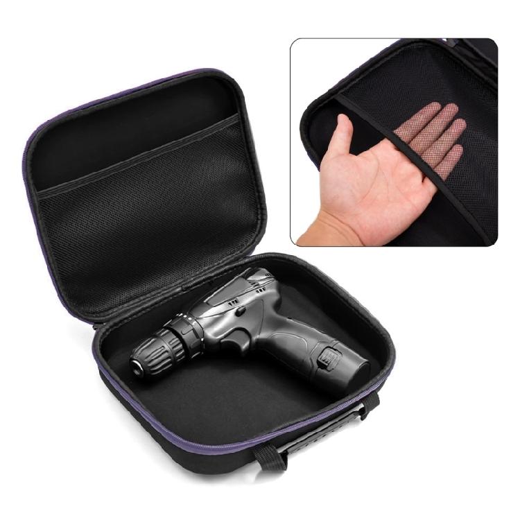 Drill Tool Bag Storage Case with Handle, Electric Grinder Drill Bag Zippers Pouches Replacement for Electric Drill Tool