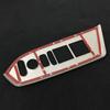 Stainless Steel 2017 2018   for Honda CR-V CRV Car Door Armrest Window Glass Lift Switch Button Cover Trim Accessories