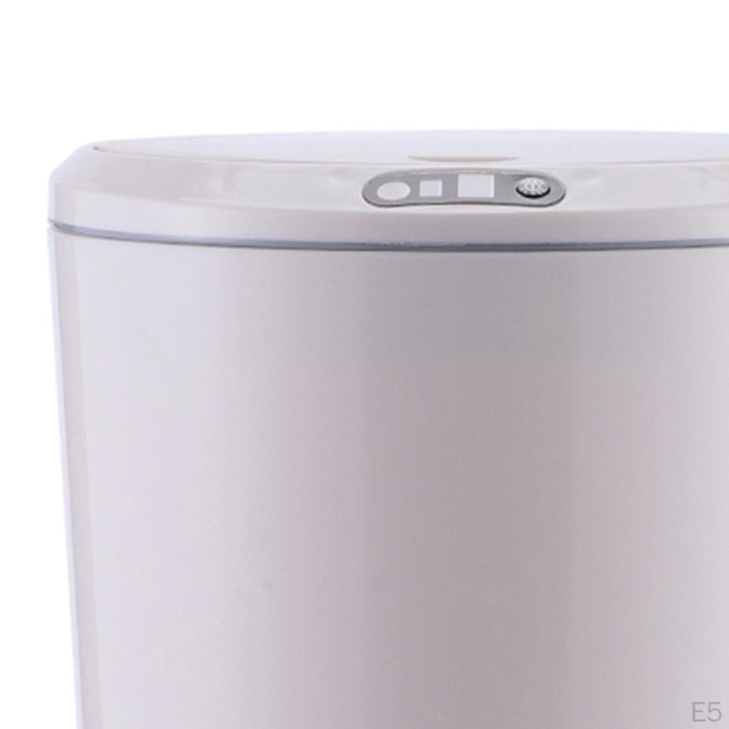 Trash Can, Touchless Automatic Plastic Garbage Bin Container with Lid, Water-Proof Waste