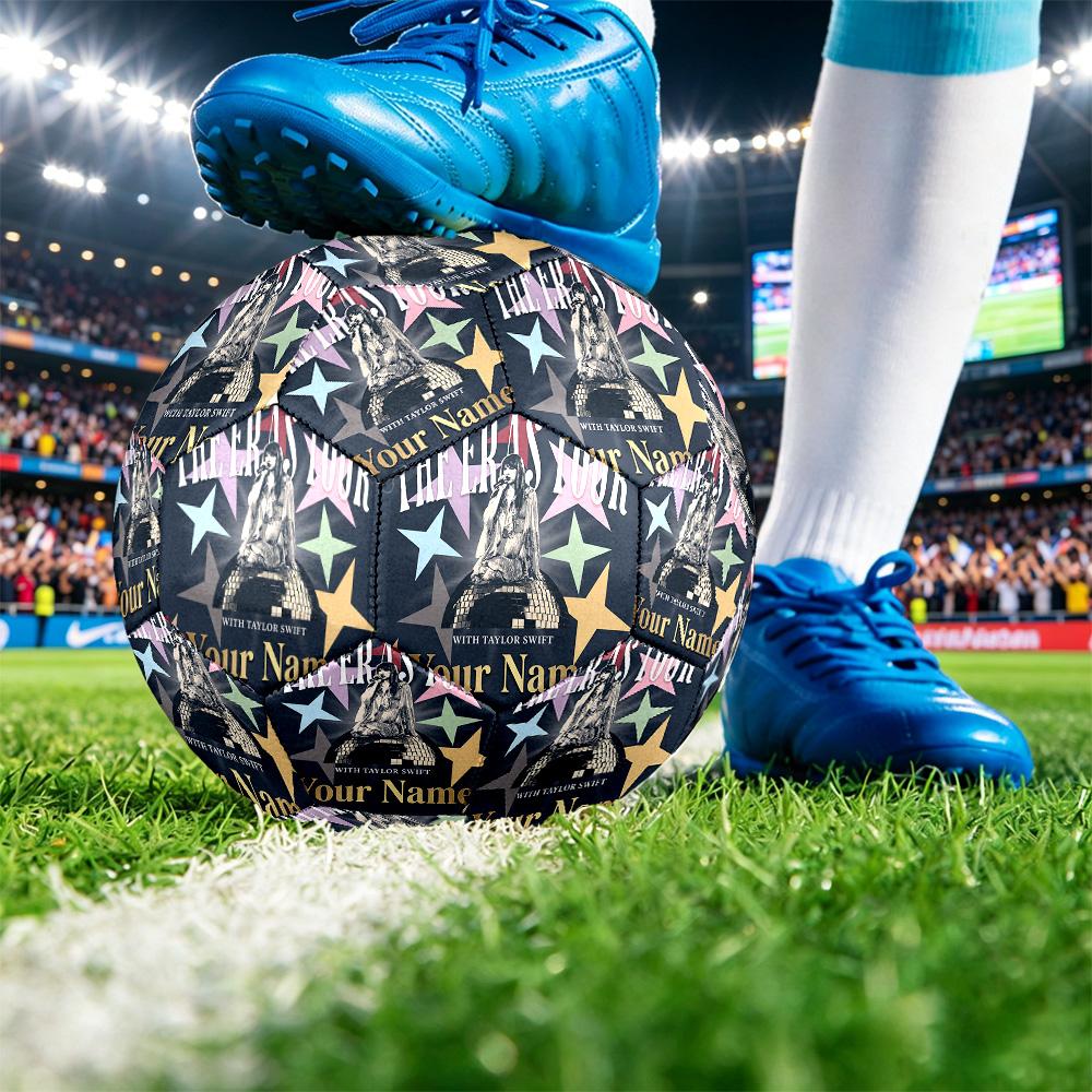 Taylor Swift Maat 5 Voetbal, Gepersonaliseerde Naam Tekst Voetbal Sport Training Cadeau
