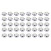 40pcs LED Chip Bulb 1W 24V 16mm/0.6in Aluminum Base Low Power Consumption Lamp Beads for