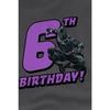 Black Panther Dětské/dětské tričko k 6. narozeninám