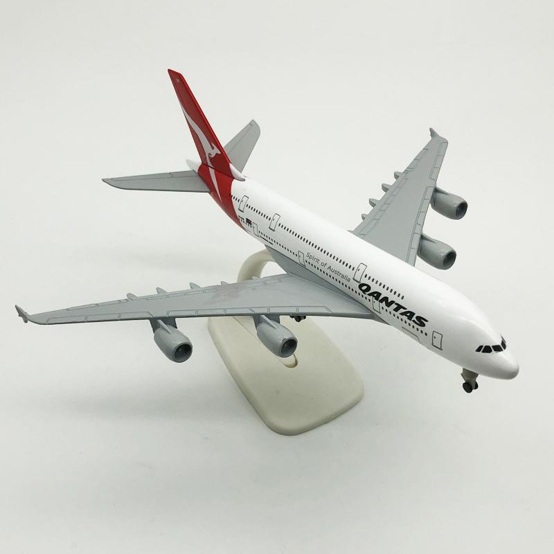 Avion Aliaj Simulare 20Cm Australia 380 Linii Aeriene Modele Avion Cu Tren de Aterizare Cadouri Copii Colecție Jucărie Avion