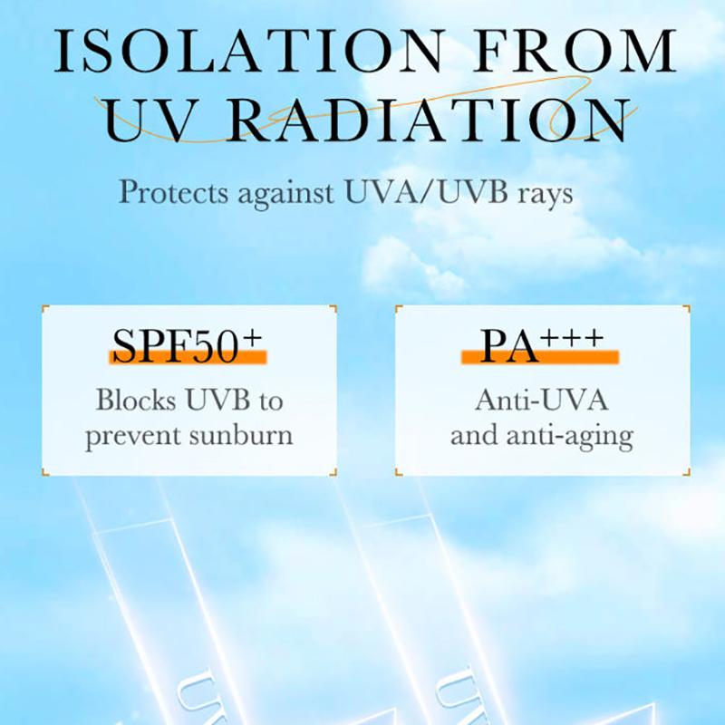 Pleťový opalovací krém SPF 50+ Tělové opalovací mléko Dlouhotrvající Nemastný Prevence spálení sluncem UV ochrana Slunce Opalovací krém