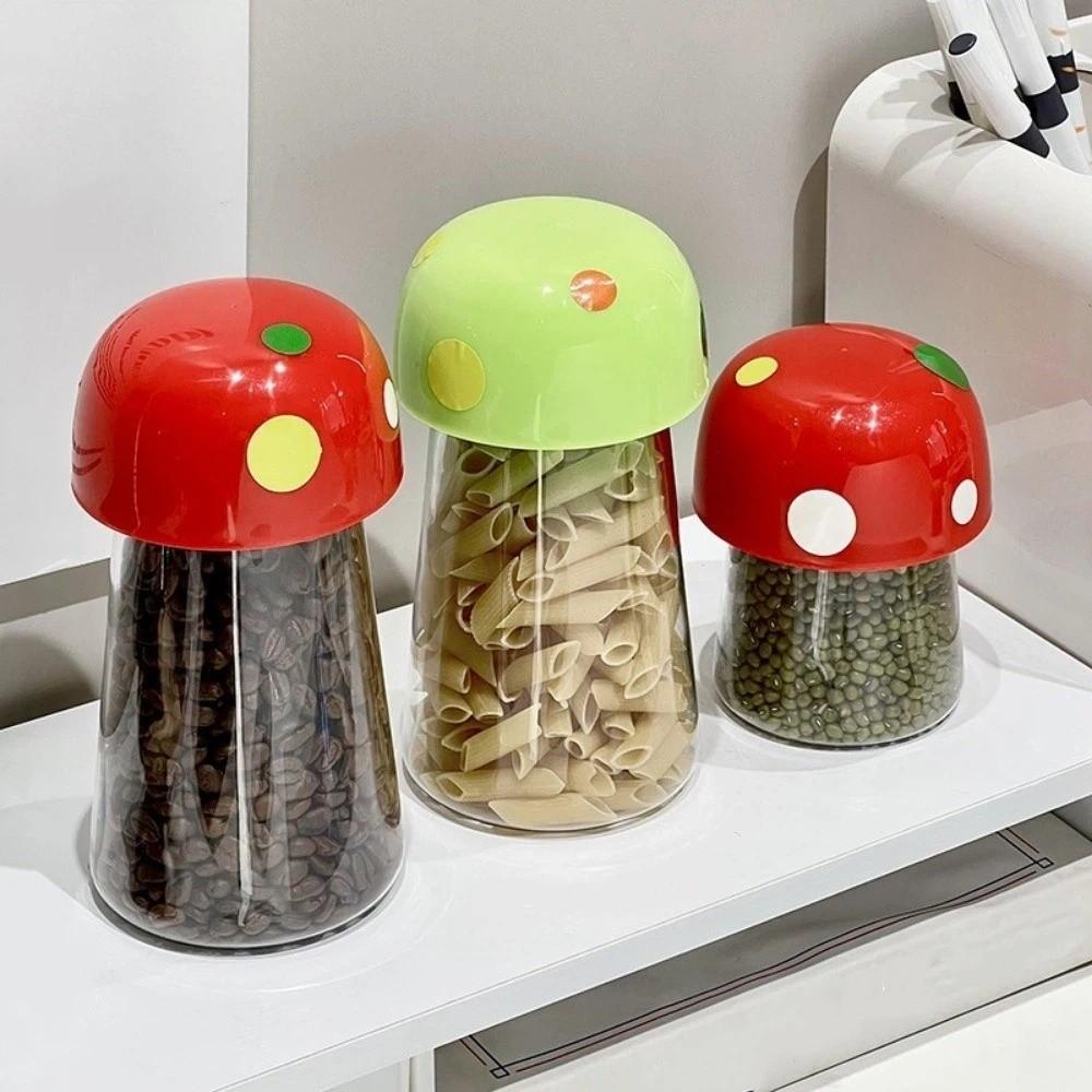 Sealed Mushroom Storage Jar Plastic Dried Fruit Storage Box Candy Snack Box  Nuts Storage