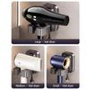 Elegant Sturdy Plastic Adhesive Wall Mounted Hair Dryer Holders for Easy Installation and Removal In Bathrooms
