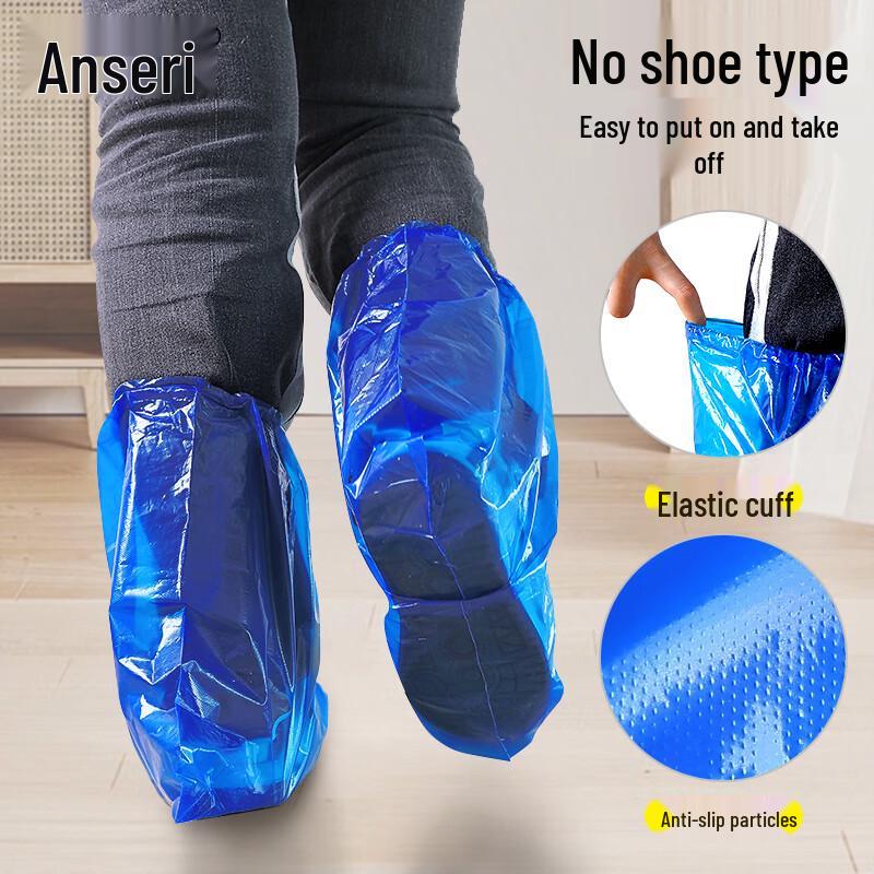 Disposable Outdoor Waterproof PE Shoe Covers