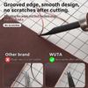 WUTA Edge Leather Craft for Leather Crafts and for Chamfering Set of 1mm Scraper, Tool, Crafts, Leather, 3, 0.8mm + + 1.2mm