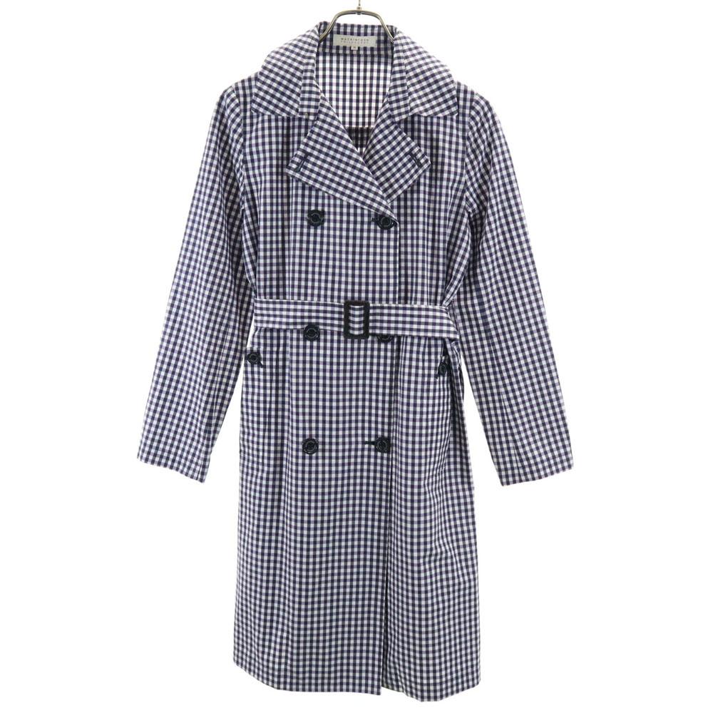 MACKINTOSH PHILOSOPHY Check Pattern trench coat 38 With storage bag Women Used