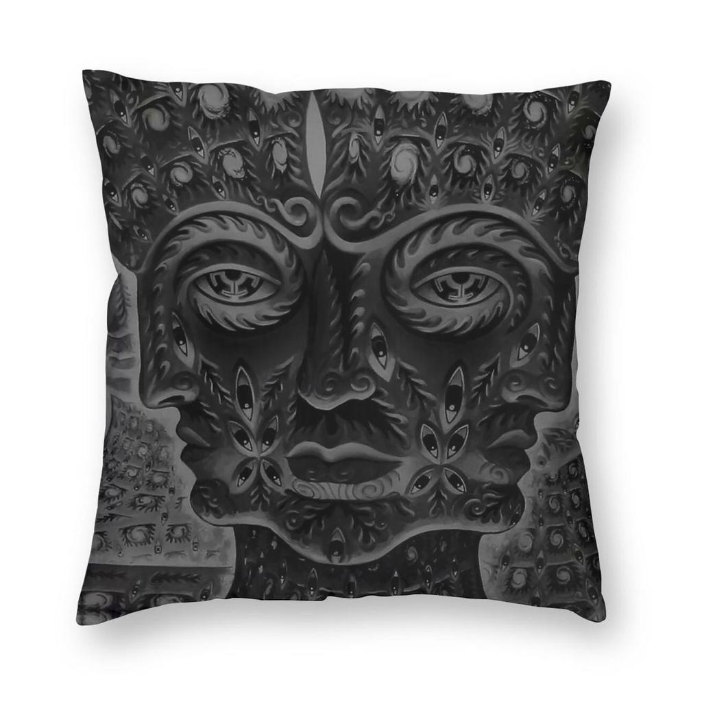 Tool Band  Days Square Pillowcase Polyester Linen Velvet Printed Zip Decor Sofa Seater Cushion Cover