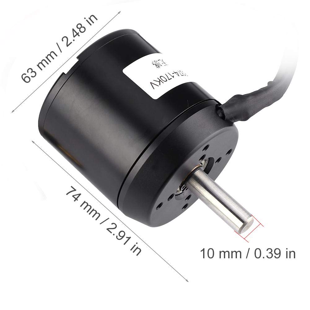 Brushless Motor, Induction Motor, Sensorless Motor, Electric Motor, Outer Rotor, E-Bike, Electric Scooter, 170kv