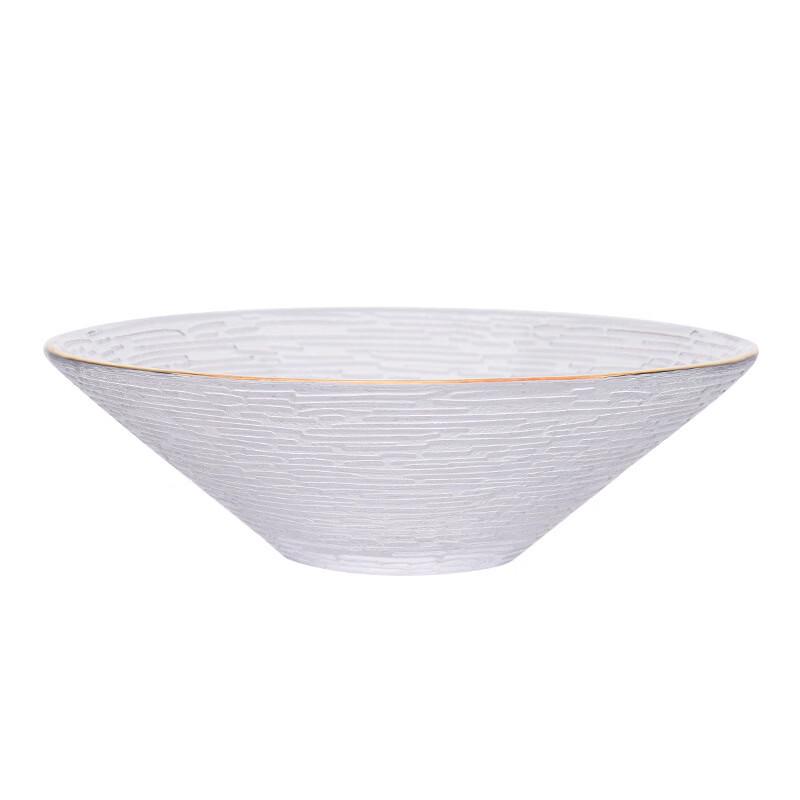 Ruhan Japanese Gold Rim Glass Plate