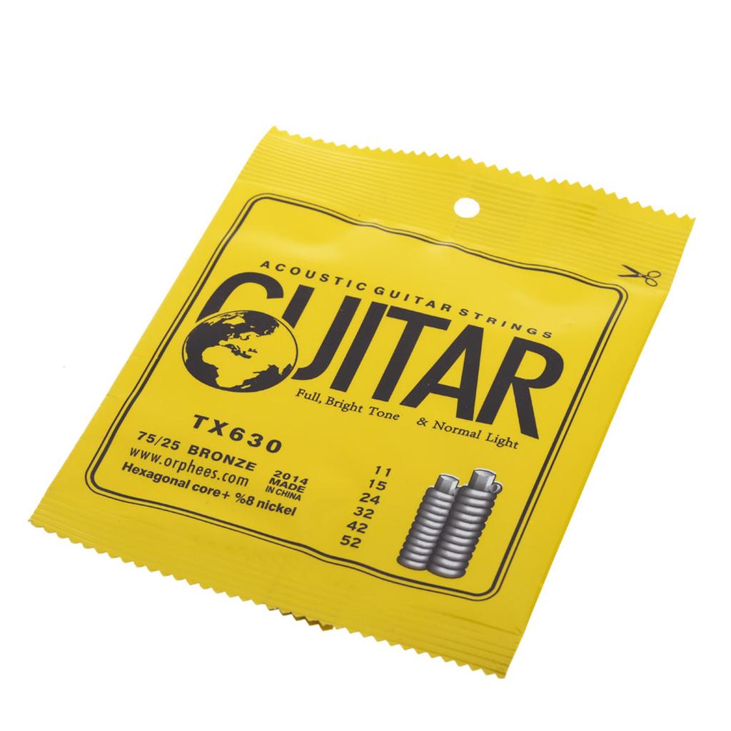 Orphee TX630 Akustikgitarrensaiten (.011 .052) 75 25 Phosphorbronze