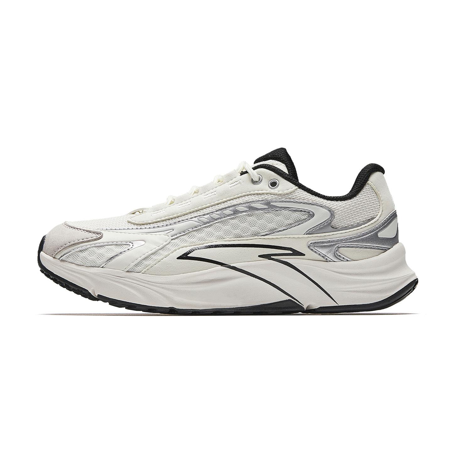 

Anta At681 Asphalt Dominator Retro Versatile Shock Absorbing Wear Resistant Breathable Low Top Running Shoes Kids sneaker Black White 922615591-3 40