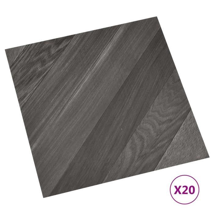 VidaXL 20x Self-Adhesive Floor Planks Floor Coverings Living Room Sitting Room Bedroom Home Non-Slip PVC 1.86 330143