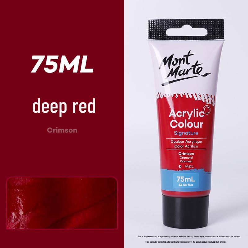 Montmartre 75ml Waterproof Non-Fading Acrylic Paint Set: Perfect for Children’s Textiles and Art Projects, Sunscreen Formula