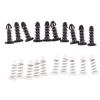 10Pcs 14Mm Plastic Nail Cooling Fan Spring Nails Heat Sink Clips