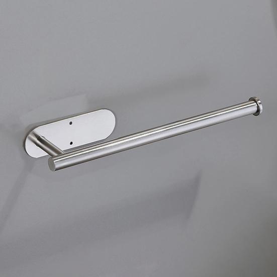 Držák papírových utěrek pod skříňku Lepicí stojan na roli papírových utěrek Nástěnný dávkovač papírových utěrek z nerezové oceli pro kuchyň koupelnu spíž lednici