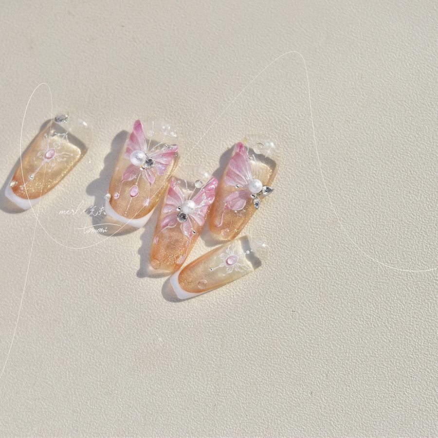 Jelly Butterfly Nail Art Sticker DIY Herstellung kreativer dekorativer Aufkleber
