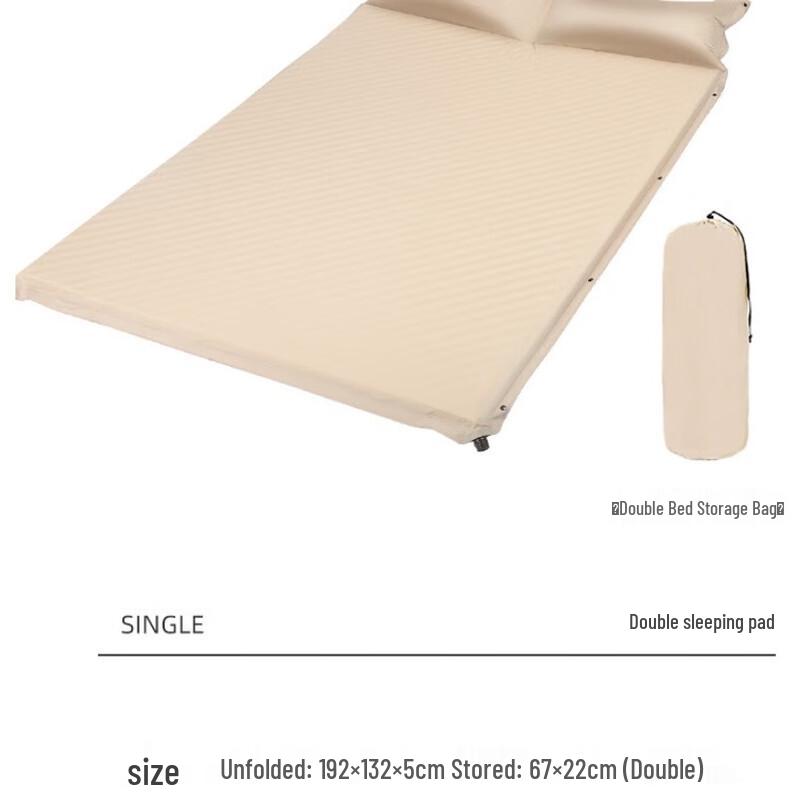 Jingong Outdoor Self-Inflating Camping Mattress 192x132 cm
