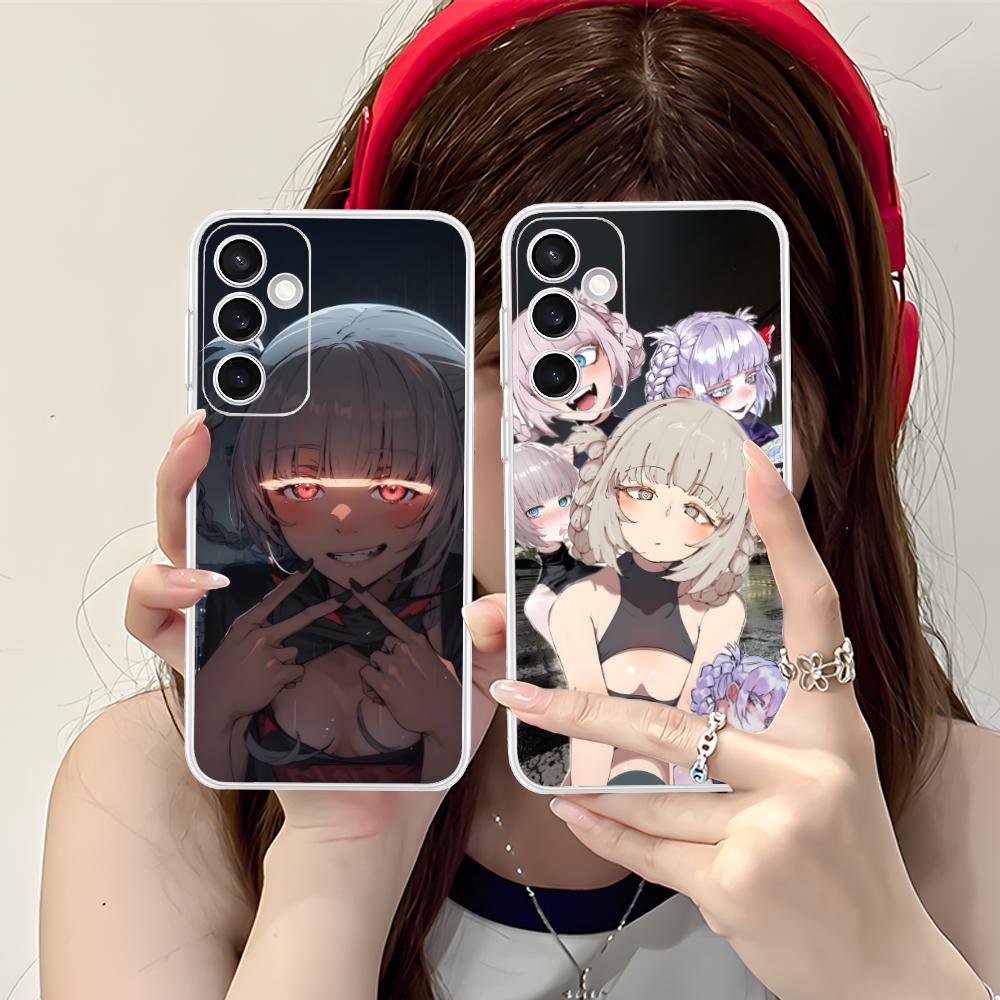 Call Night Nazuna Clear Mobile Phone Case for Samsung Galaxy S25 S24 S23 S22 S21Plus FE Ultra Colorful Cover