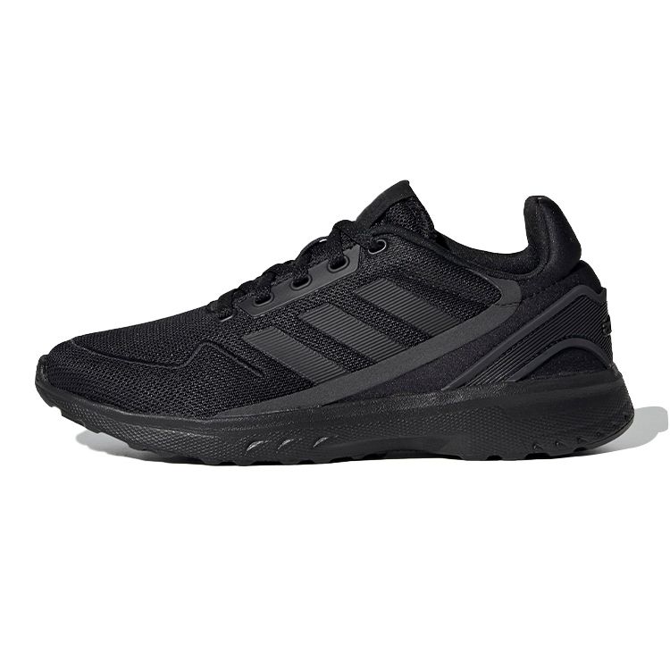Adidas Neo Nebula Ted Non-Slip Shock Absorbing Wear-Resistant Low-Top Running Shoes Kids Running Shoes Black EH2543