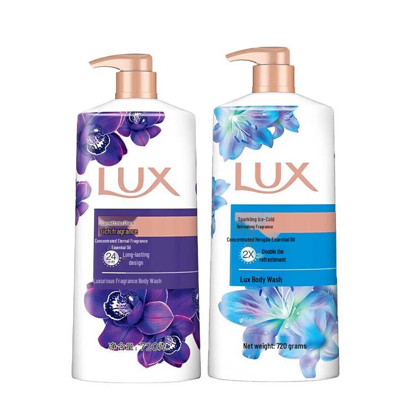 LUX Rich Foam & Long-Lasting Fragrance Shower Gel Bundle