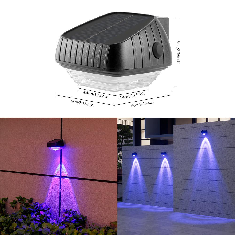 Solar Rainproof Courtyard Wall Lamp - Outdoor Villa Landscape Spotlight & Decorative Atmosphere Light