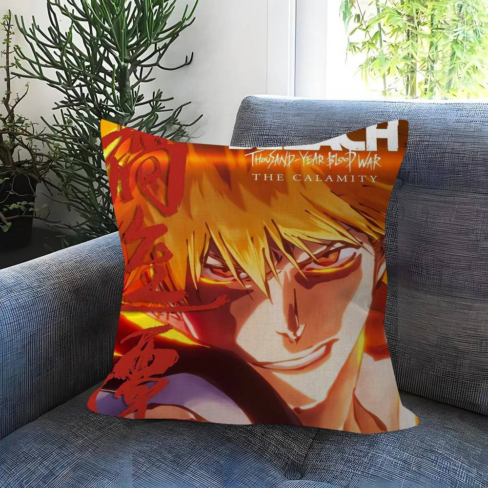 Japan Anime Bleach Pillow Cushion Cover Pillowcase Living Room Sofa Home Decor