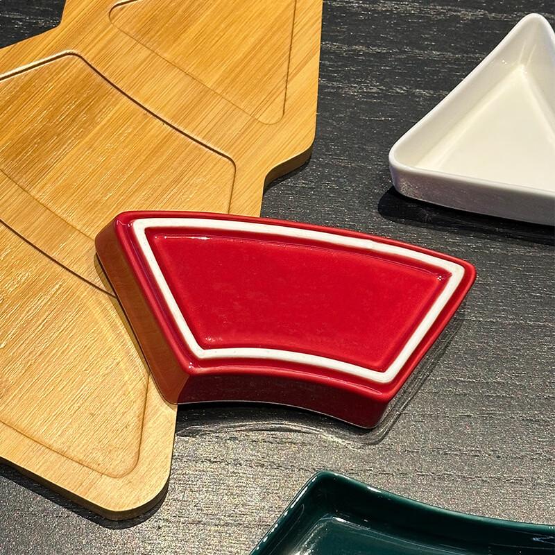 OLOEY Christmas Tree Divided Dry Fruit Plate