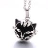 Hot-selling Aromatherapy Ancient Silver Style Cage Type Hollow Necklace Essential Oil Diffuser Perfume Box Ancient Hanfu Accessories