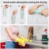5/20pcs Coral Velvet Kitchen Towels Super Absorbent, Quick Dry Pastel Colors, Multipurpose Reusable Cleaning Cloths for Dishes