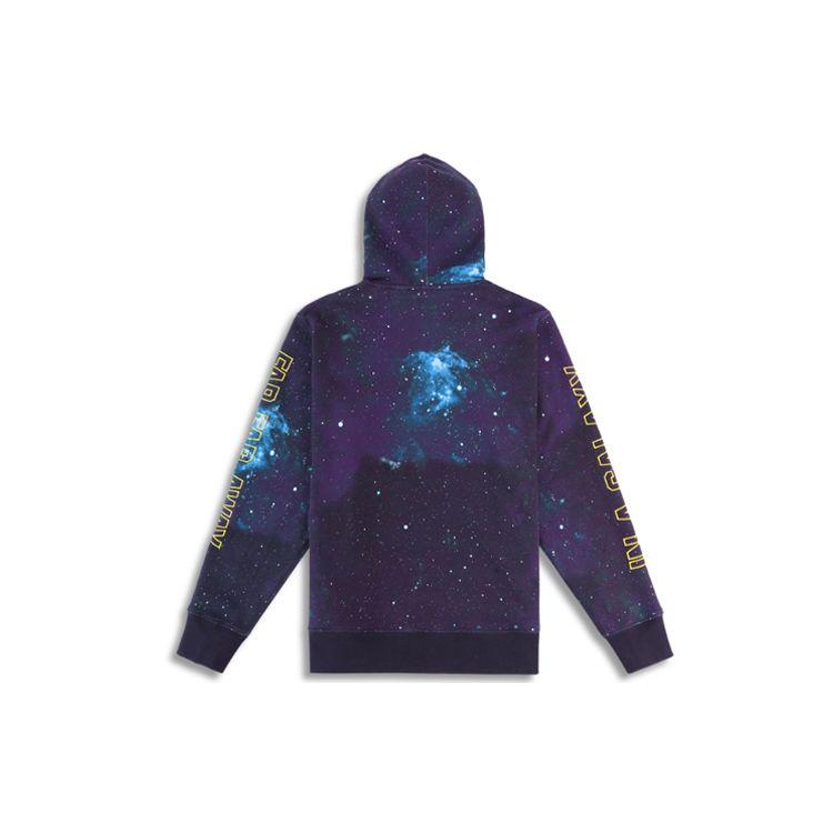 Levis X Star Wars Kolaborační Série Hvězdný Potisk Písmen Mikina s Kapucí Pánská mikina Fialová 19491-0096