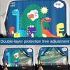 1PC Double-layer Magnetic Car Side Window Sunshade Sunscreen Heat Insulation  Curtains Cartoon Pattern Blinds Cover Sun Shade