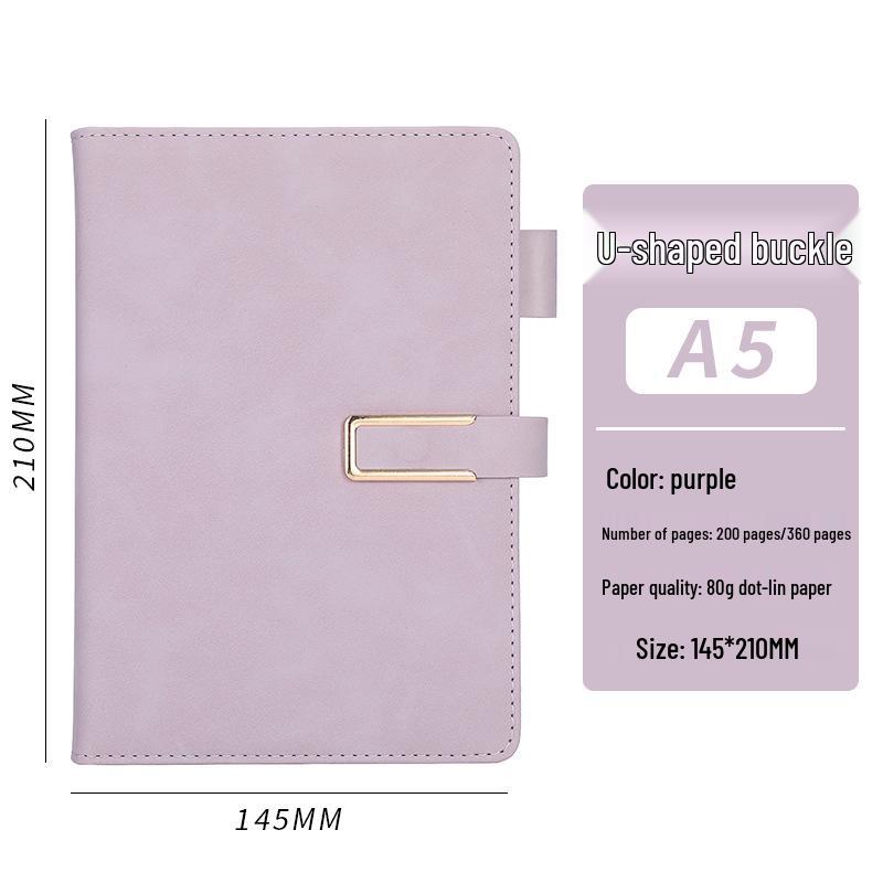 Carnet de Notes Business Épais A5 - Journal Intime Minimaliste, Logo Personnalisable