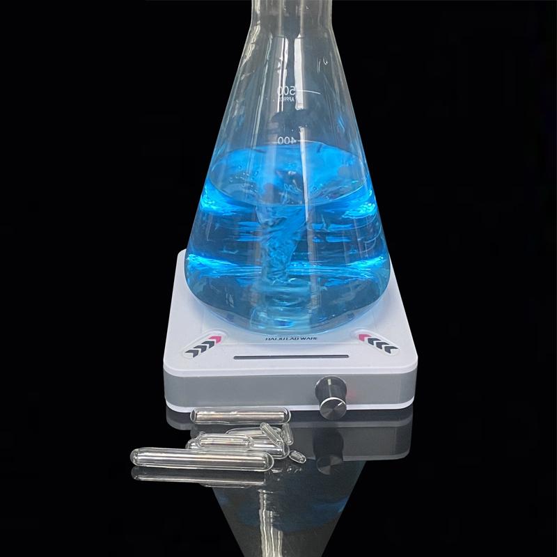 Glass Magnetic Stir Bar Stirrer Magneton Lab Mixer Stirring Spin Bars Cylinder Shaped 4X10mm 4X15mm 8X20mm 8X30mm 8X40mm ,1piece
