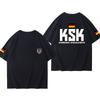 GerUnisexy Ksk GerUnisex Special Forces Tshirt Military Fan Military Style Tactical Casual Shortsleeved Top pure Cotton Tee Summer