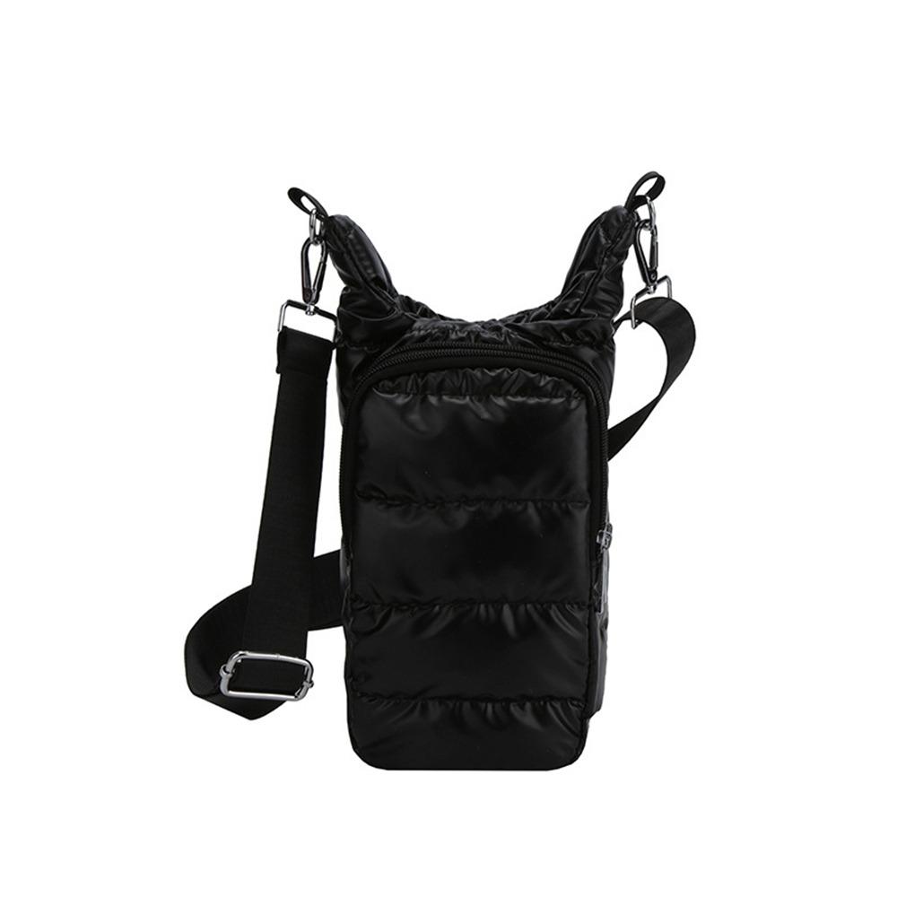 Nylon Water Bottle Carrier Bag Shoulder Strap Crossbody Water Bottle Purse  Hiking