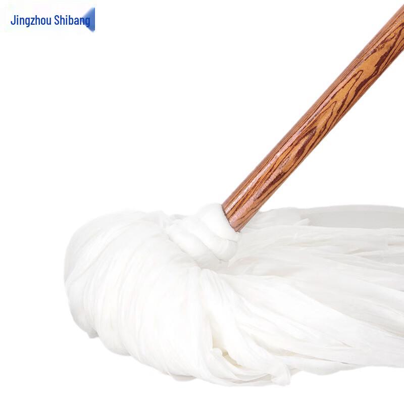 JINGZHOUSHIBANG Old-Style Wooden Handle Mop