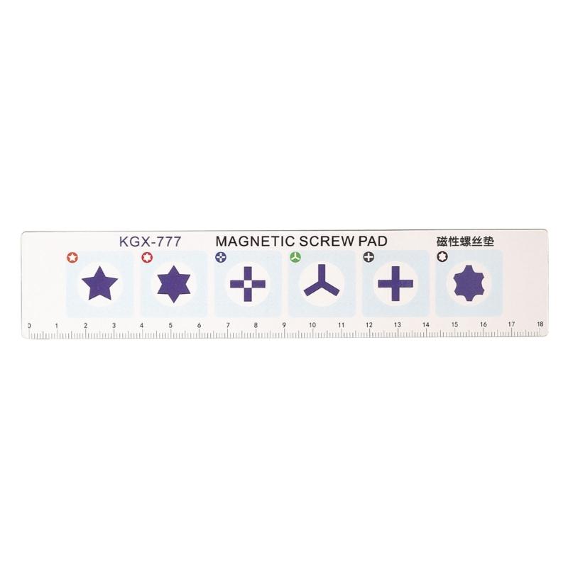 

Magnetic Repair Pad 1.2mm Thickness Mat for Efficient Electronics Maintenance Secure Screw Storage Measurement Tool 1