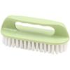 Plastic Bristle Laundry Brush with Handle Hard Bristle Multi Purpose Cleaning Tool for Shoes Clothes and Household Surfaces