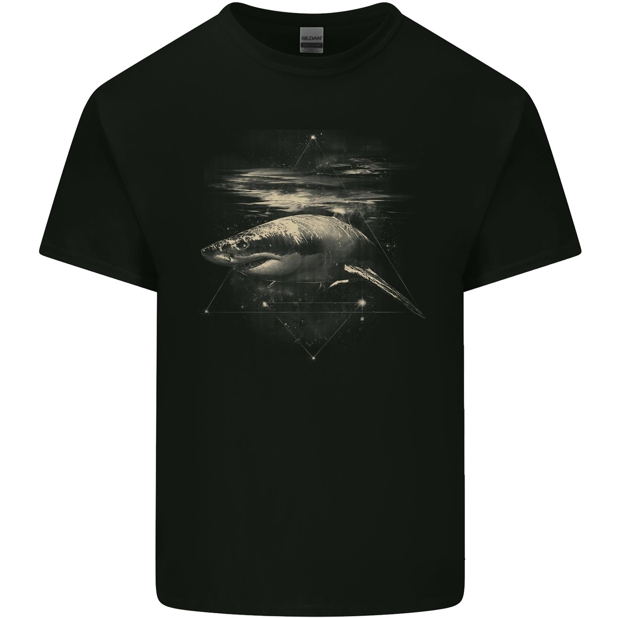 Great White Shark Scuba Diving Diver Unisexs Light Cotton TShirt S
